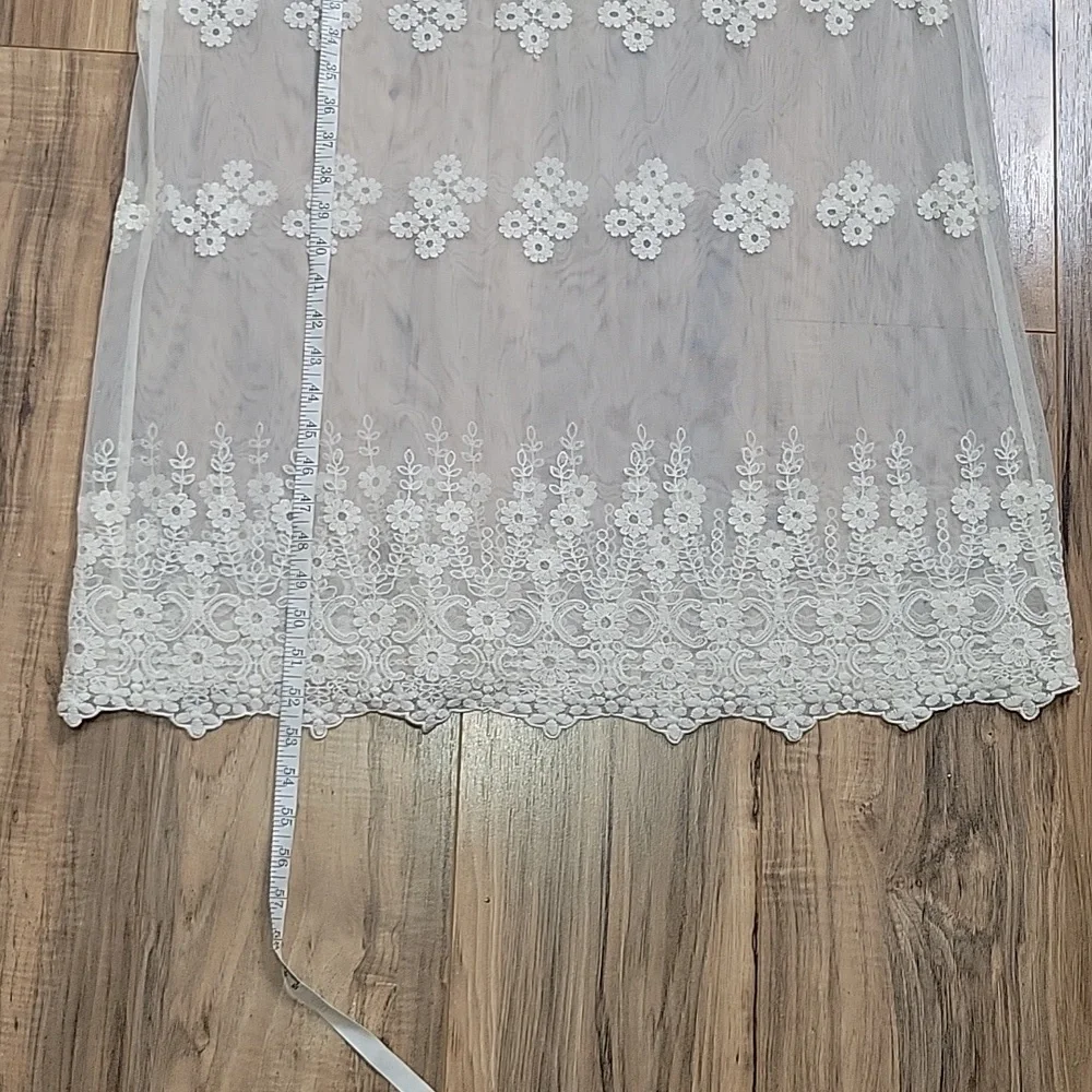 Chaser Floral Lace Ruffle Boho Maxi Dress - Picture 11 of 14